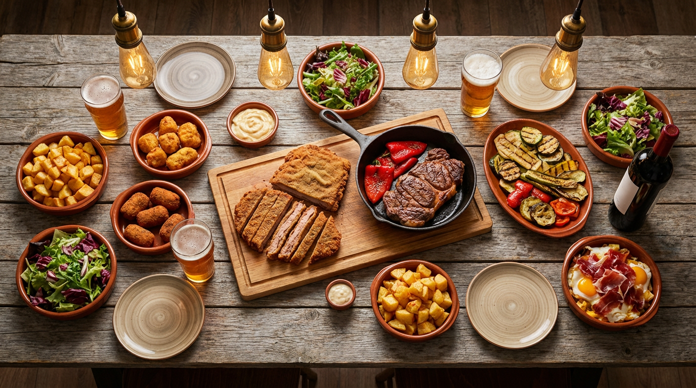 Seleccion de platos de SAL Y PICA